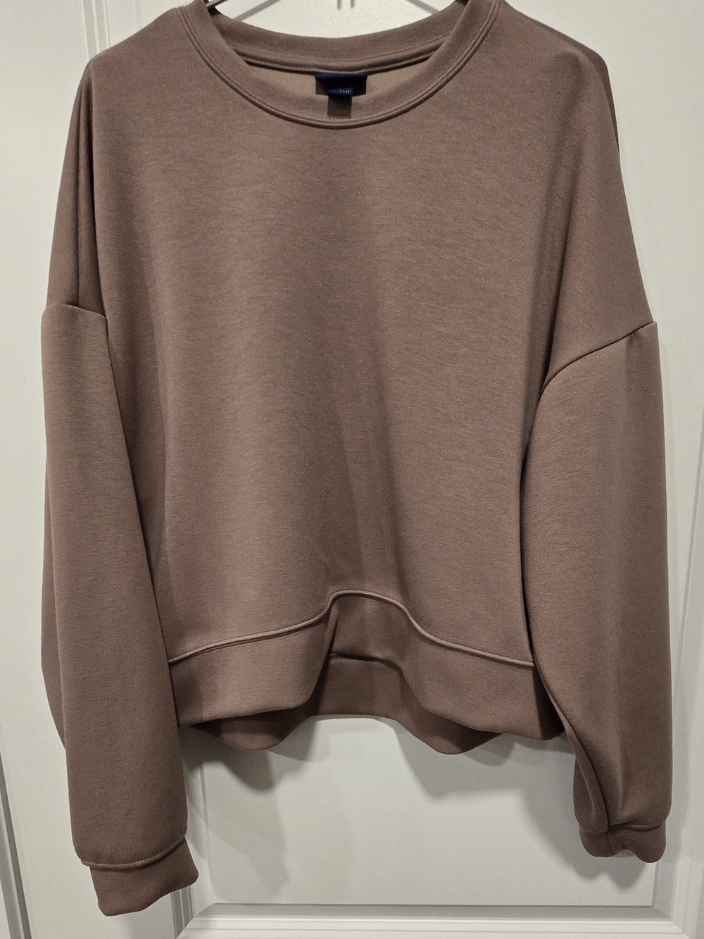 Women's Relaxed Crewneck Sweatshirt - Taupe